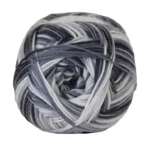 Populär Hjertegarn Aloe Sockwool Strumpgarn 5030 Grå/Vit