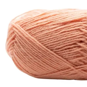 Kremke Soul Wool Edelweiss Alpaka 018 Persikoblomma Begränsat erbjudande
