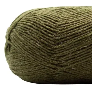 Nedsatt pris Kremke Soul Wool Edelweiss Alpaka 049 Mörk Oliv