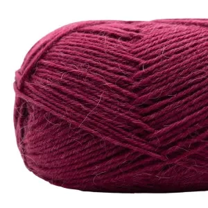 Kremke Soul Wool Edelweiss Alpaka 014 Mörkröd Endast idag