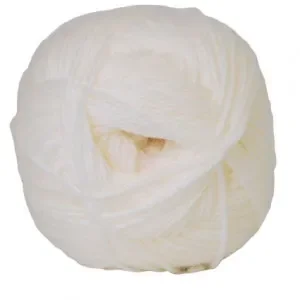 Populär Hjertegarn Aloe Sockwool Strumpgarn 100 Vit