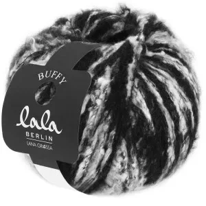 Beställ nu Lana Grossa Lala Berlin Buffy Garn 12 Svart/Råvit