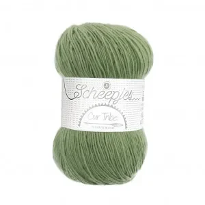 Scheepjes Our Tribe Garn Unicolor 879 Olive Wreath Endast denna vecka