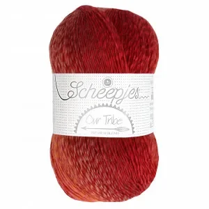 Erbjudandepris Scheepjes Our Tribe Garn Print 968 Happy in Red