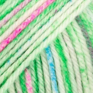 Populärt val Drops Fiesta Garn Print 18 Vattenmelon