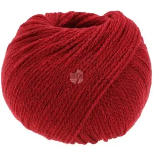 Lana Grossa Cool Merino Garn 034 Röd Nedsatt pris