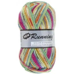 Nyhet Lammy Yarns New Running Garn Multi 422