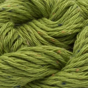 Rabatter Erika Knight Gossypium Cotton Tweed Garn 26 Poppelgrön