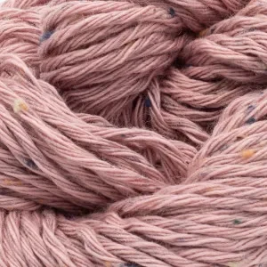 Nedsatt pris Erika Knight Gossypium Cotton Tweed Garn 28 Rosakvarts