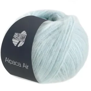 Handla nu Lana Grossa Alpaca Air Garn 28 Pastellblå