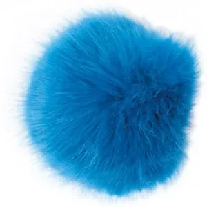 Rico Pompom Tofs Akryl Blå 10 cm Sista chansen