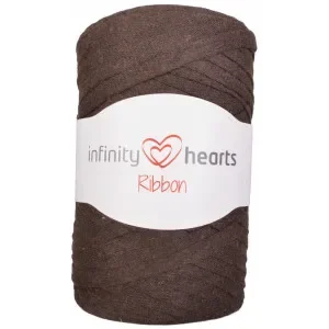 Beställ idag  Infinity Hearts Ribbon Trikågarn 10 Mörkbrun