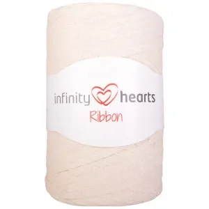Â Infinity Hearts Ribbon Trikågarn 03 Natur Lägg i varukorgen