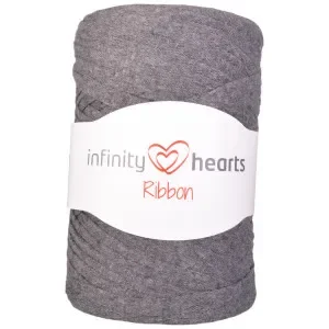 Fynd  Infinity Hearts Ribbon Trikågarn 06 Mörkgrå