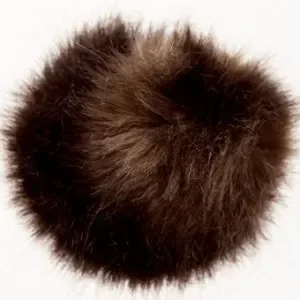 Rico Pompon Tofs Akryl Mörk Brun 10 cm Populär