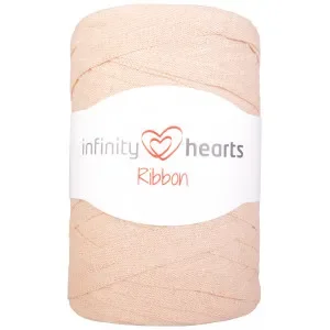 Nedsatt pris  Infinity Hearts Ribbon Trikågarn 08 Beige