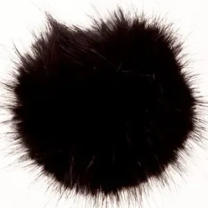 Fynd Rico Pompon Tofs Akryl Svart10 cm