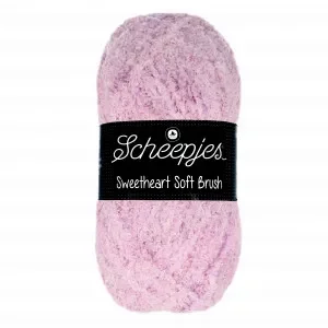 Scheepjes Sweetheart Soft Brush Garn Print 530 Rosa Extra rabatt