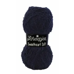Scheepjes Sweetheart Soft Garn Unicolor 10 Marinblå Begränsad tid