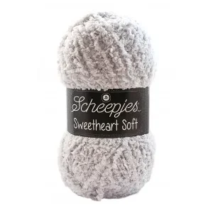 Scheepjes Sweetheart Soft Garn Unicolor 19 Ljus Gråbrun Kampanjpris