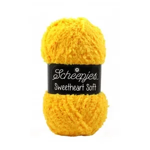 Trygg betalning Scheepjes Sweetheart Soft Garn Unicolor 15 Gul