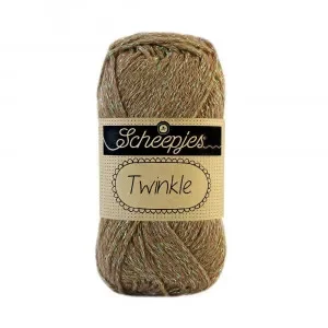 Scheepjes Twinkle Garn Glimmer 916 Ljusbrun Populärt val