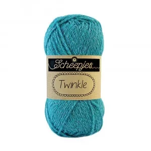 Scheepjes Twinkle Garn Glimmer 920 Sjöblå I lager