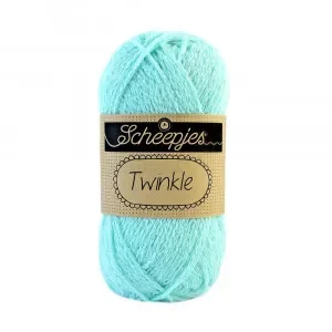 Erbjudande Scheepjes Twinkle Garn Glimmer 921 Ljus Turkos