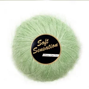 risnedsättning Lammy Soft Sensation Garn 62 Ljusgrön