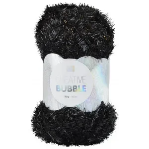 Kundfavorit Rico Creative Bubble Garn Unicolor 012 Svart