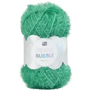 Rico Creative Bubble Garn Unicolor 009 Grön Rea