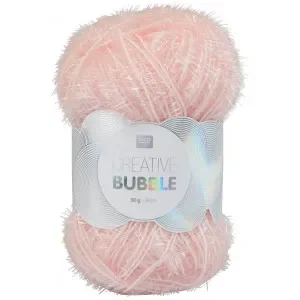 Rico Creative Bubble Garn Unicolor 003 Rosa Kampanj