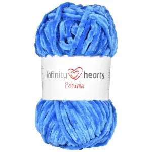 Begränsad tid Infinity Hearts Petunia Garn 15 Kornblå