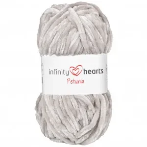 Reapris Infinity Hearts Petunia Garn 05 Grå/Silver