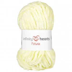 Rabatt Infinity Hearts Petunia Garn 02 Ljusgul
