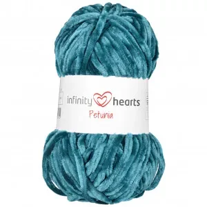 Rea Infinity Hearts Petunia Garn 16 Sjöblå