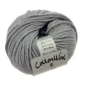 Fynd Gepard Garn CottonWool 5 Unicolor 506 Ljus Grå