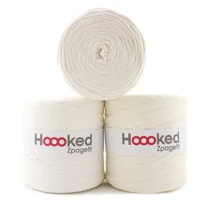 Premium Hoooked Zpagetti Trikågarn Unicolor 28 Natur Nyanser 1 st.