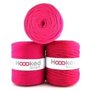 Reapris Hoooked Zpagetti Trikågarn Unicolor 04 Mörkrosa Nyanser 1 st.