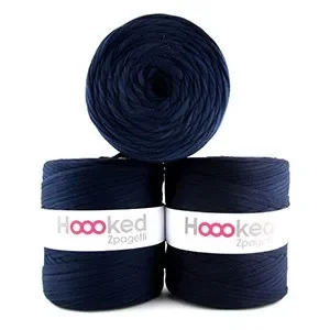 Hoooked Zpagetti Trikågarn Unicolor 16 Mörkblå Nyanser 1 st. Outlet