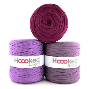 Utförsäljning Hoooked Zpagetti Trikågarn Unicolor 08 Lila Nyanser 1 st.