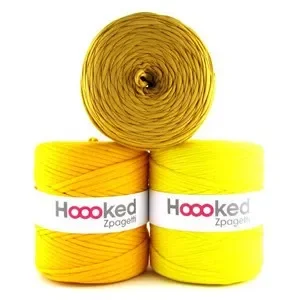 Lågt pris Hoooked Zpagetti Trikågarn Unicolor 13 Gula Nyanser 1 st.