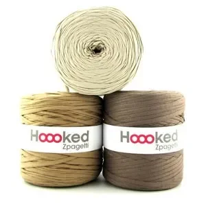 Hoooked Zpagetti Trikågarn Unicolor 24 Kamel/Beige Nyanser 1 st. Extra rabatt