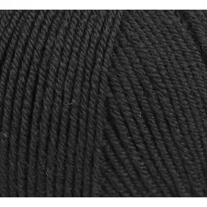 Infinity Hearts Baby Merino Garn Unicolor 01 Svart Snabb leverans