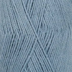 Drops Flora Garn Unicolor 13 Denim Blå Fri frakt