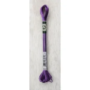 Fynd DMC Mouliné Satin Floss Broderigarn 552 Lila