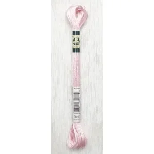 Billig DMC Mouliné Satin Floss Broderigarn 818 Ljusröd
