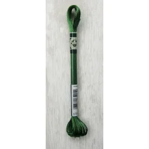 DMC Mouliné Satin Floss Broderigarn 700 Grön Sänkt pris