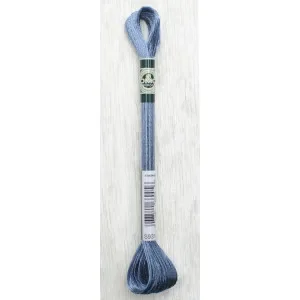 Begränsat antal DMC Mouliné Satin Floss Broderigarn 931 Denim Blå