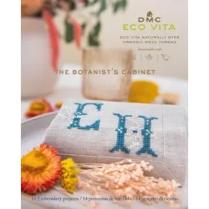 Nyhet DMC Eco Vita Mönsterbok – 14 broderiprojekt